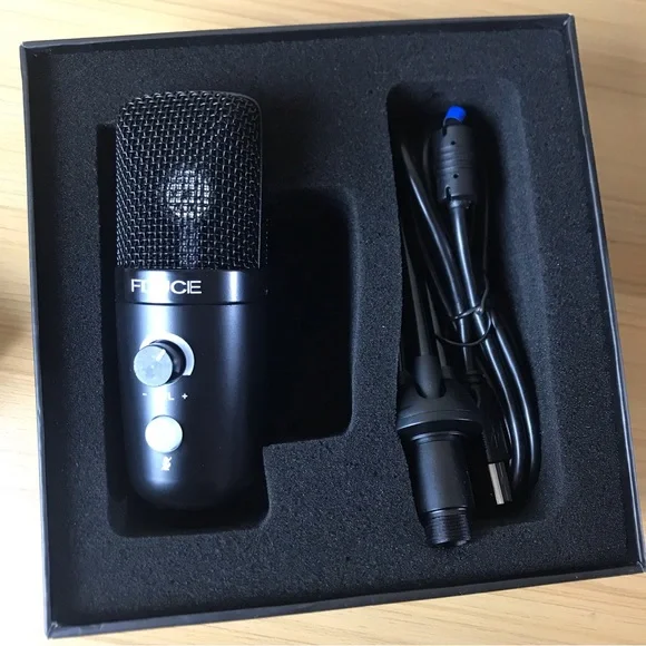 FDUCE Condenser USB Plug & Play Microphone Professional Studio PC Mic w/ Tripod